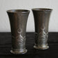 A pair of J.R.J.L. Reinemann Lichtinger 331A Pewter Vases Mollaris.com 