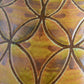 AKSEL SIGVALD NIELSEN Knabstrup Geometric Patterned Yellow Orange Glazed Ceramic Floor Vase Mollaris.com 