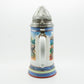 Antique REGIMENTAL Artillery Lithopane Porcelain Beer Stein Mollaris.com 