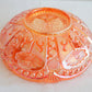 BROCKWITZ Carnival Glass Marigold ASTERS Bowl Rosebowl Mollaris.com 