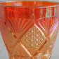 BROCKWITZ Carnival Glass Marigold TEXAS TUMBLER Vase Northern Lights Mollaris.com 