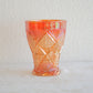 BROCKWITZ Carnival Glass Marigold TEXAS TUMBLER Vase Northern Lights Mollaris.com 