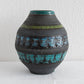 Bitossi ALDO LONDI Genovese Blue Green Ceramic Vase Mollaris.com 