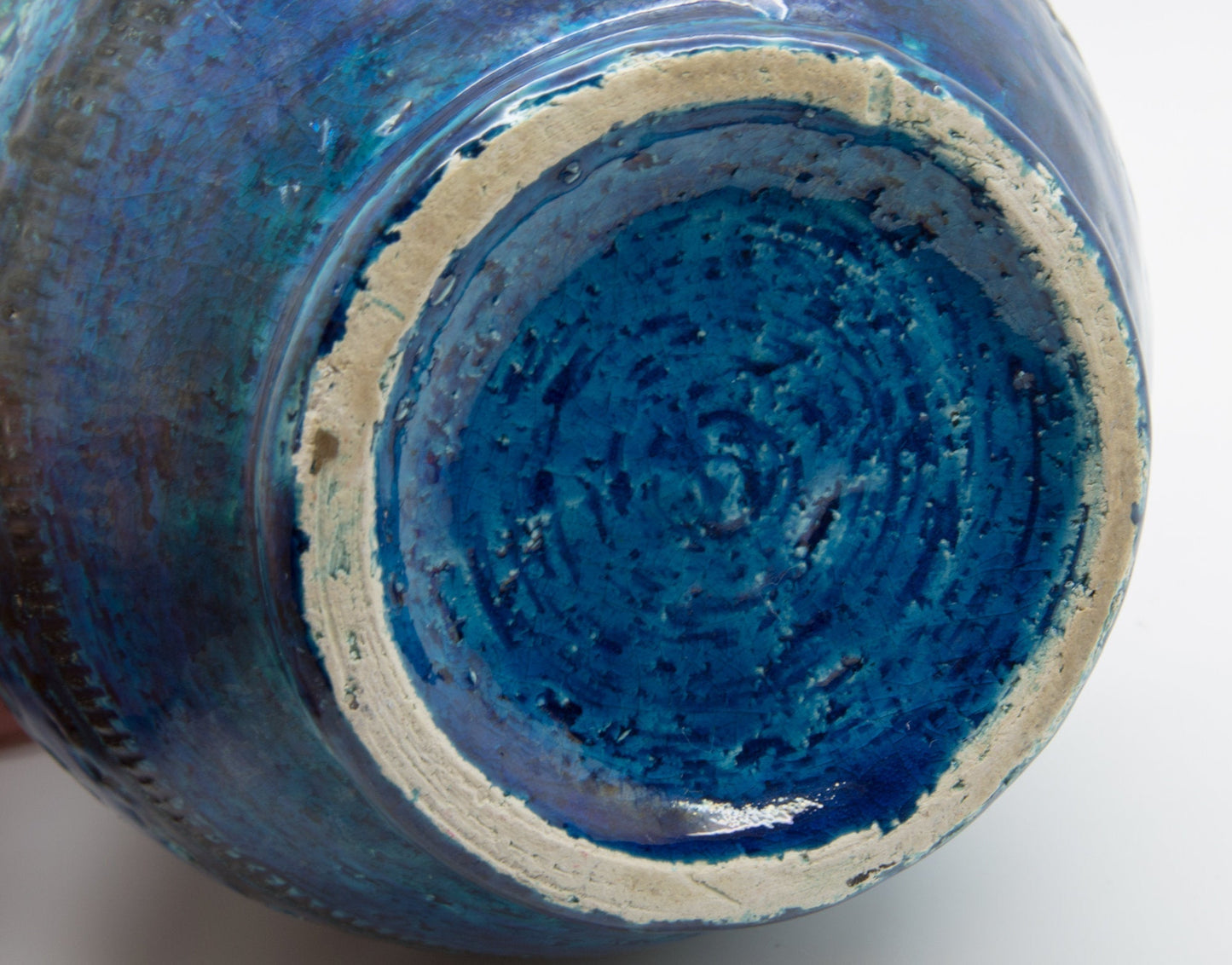 Bitossi ALDO LONDI Rimini Blue Ceramic Vase Mollaris.com 