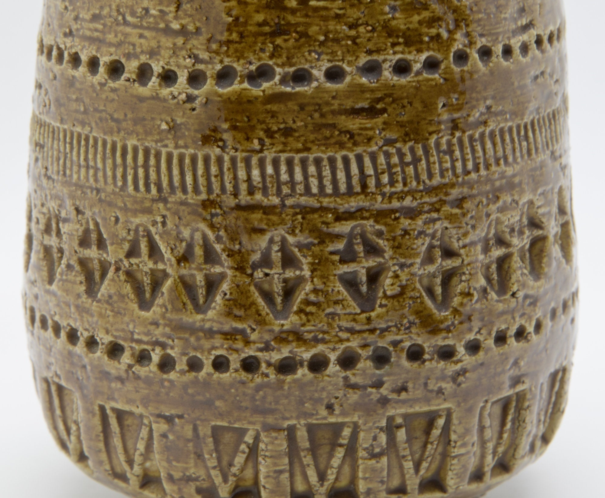 Bali vase brown shops barrel bitossi Italy