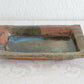 CONNY WALTHER Studio Large Rectangular Green Blue Glazed Stoneware Dish Mollaris.com 