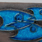 DIETLINDE HEIN Knabstrup Blue Fishes Ceramic Wall Tile Mollaris.com 