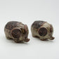 ELEPHANTS Tableware Salt & Pepper Stoneware Shaker Set Mollaris.com 