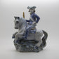 GERTRUD KUDIELKA L. Hjorth Decorated Rider on Horse Ceramic Sculpture Mollaris.com 