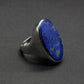 GIFA Modernist Lapis Lazuli Solid Sterling Silver (925S) Ring Mollaris.com 