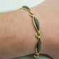 Georg Jensen LENE MUNTHE Modern 18K Solid Gold Sterling Bracelet # 425 B Mollaris.com 