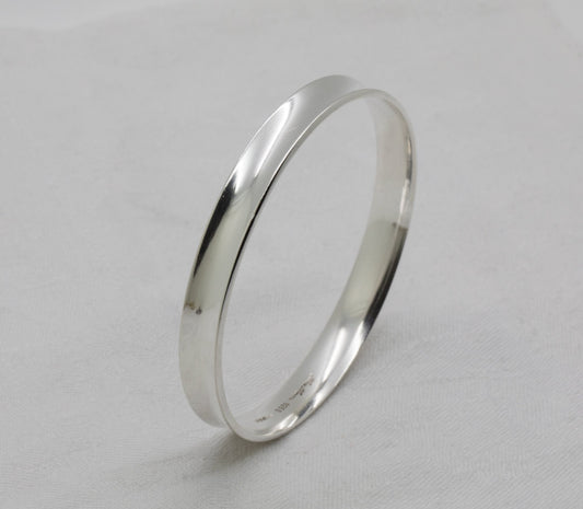 HANS HANSEN Modernist Solid Sterling Silver (925S) #240 Bracelet Bangle Mollaris.com 