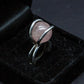 HENNING ULRICHSEN Modernist Rose Quartz Ball Solid Sterling Silver (925S) Ring Mollaris.com 