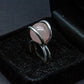 HENNING ULRICHSEN Modernist Rose Quartz Ball Solid Sterling Silver (925S) Ring Mollaris.com 