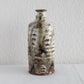 HENNY & JIM WALDORFF Studio Ribbed Beige & Brown Glazed Stoneware Vase Mollaris.com 