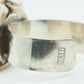 JACOB HULL Brutalist Silver Plated Precious Stone Sculptural Bangle Mollaris.com 