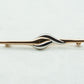 JENS J. AAGAARD Modernist 8K Solid Gold Brooch Pin (333) Mollaris.com 