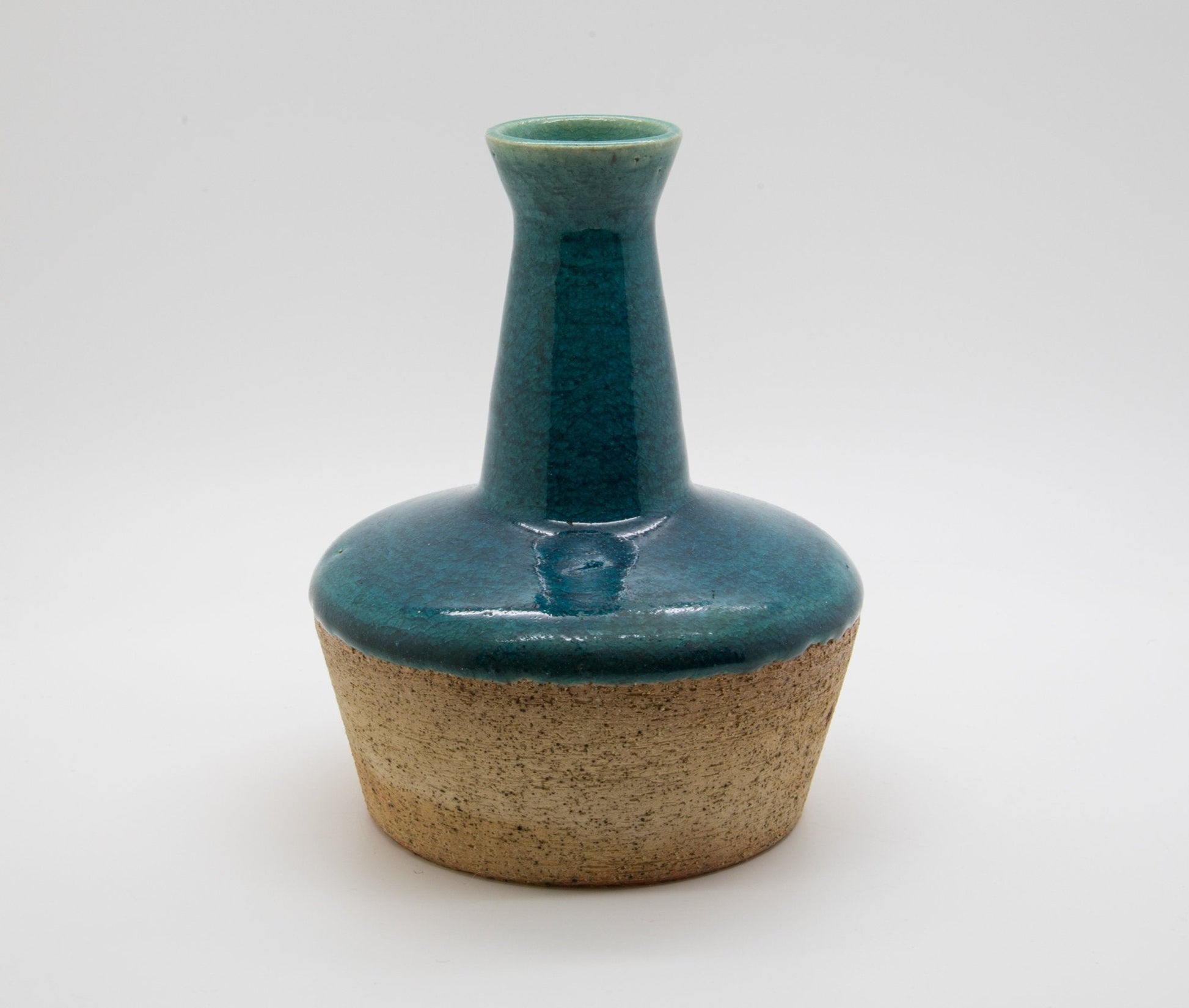 JOHANNES ANDERSEN Blue Glazed Stoneware Vase Mollaris.com 