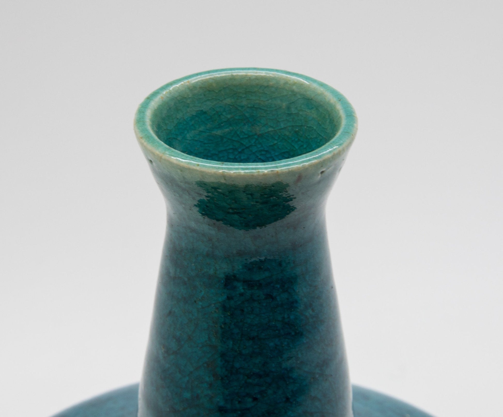 JOHANNES ANDERSEN Blue Glazed Stoneware Vase Mollaris.com 