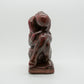 KAI NIELSEN L. Hjorth Deep Red and Brown Glazed Grieving Woman Stoneware Sculpture Mollaris.com 