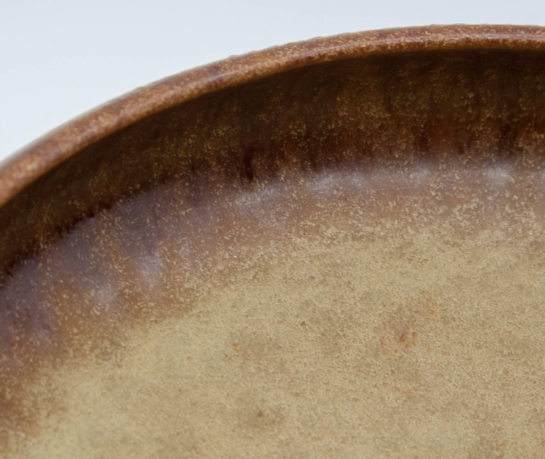 KNABSTRUP Brown Glazed Scales Stoneware Bowl Mollaris.com 