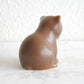 KNUD BASSE Brown Glazed Stoneware Bear Cub Figurine Mollaris.com 