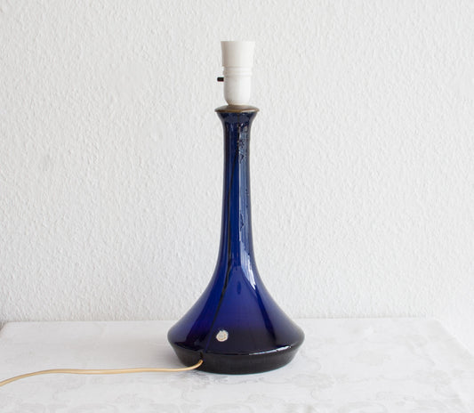 LISBETH BRAMS Kastrup Holmegaard BRAMS 1 Blue Glass Table Lamp Mollaris.com 