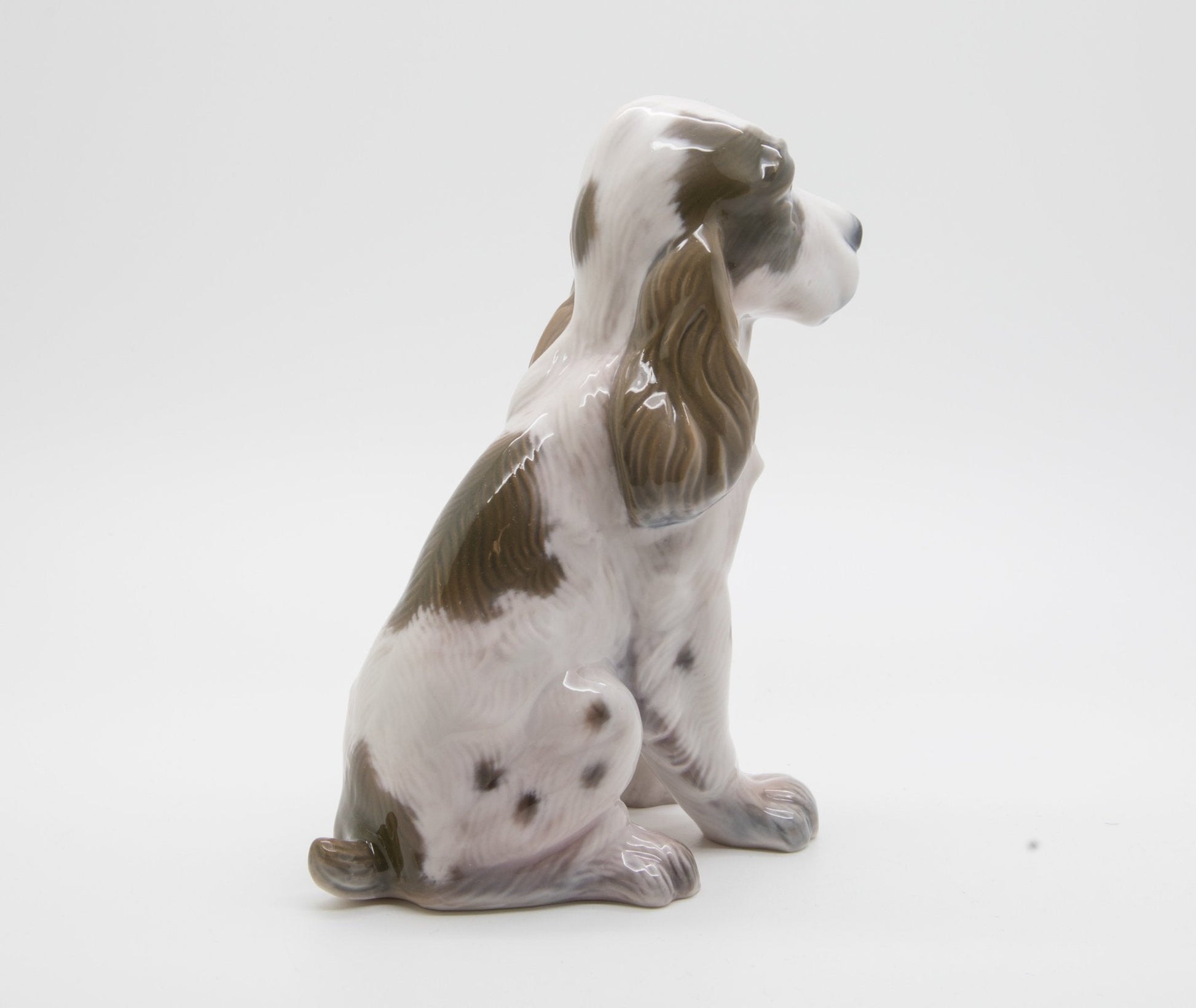 LYNGBY Porcelain Spaniel Puppy Figurine Mollaris.com 