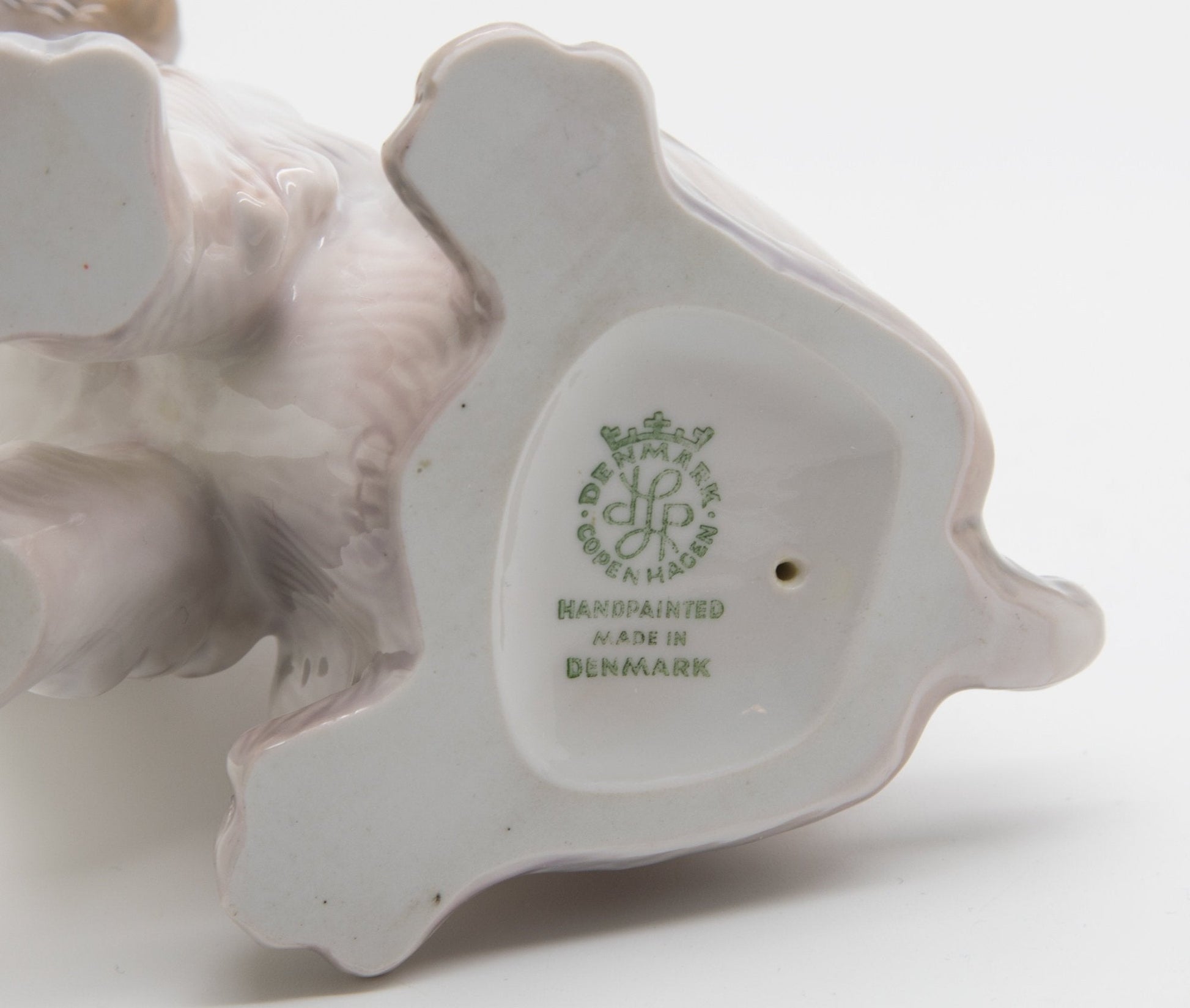 LYNGBY Porcelain Spaniel Puppy Figurine Mollaris.com 