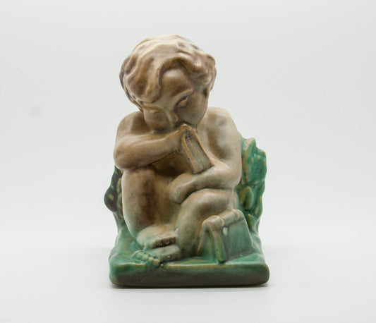 MICHAEL ANDERSEN Putto Ceramic Bookend Mollaris.com 