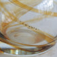 MICHAEL BANG Holmegaard TUNDRA Amber Swirl Pattern Crystal Glass Vase Mollaris.com 