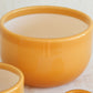 MICHAEL BANG Kastrup Holmegaard PALET Caramel (Umbria) Cased Glass Bowl Set Mollaris.com 