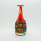 MICHAEL HARRIS Mdina Studio Orange Green Blue Webbed Glass Vase Mollaris.com 