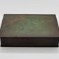 Modernist Brass Inlaid Deer Bronze Cigar Box Mollaris.com 