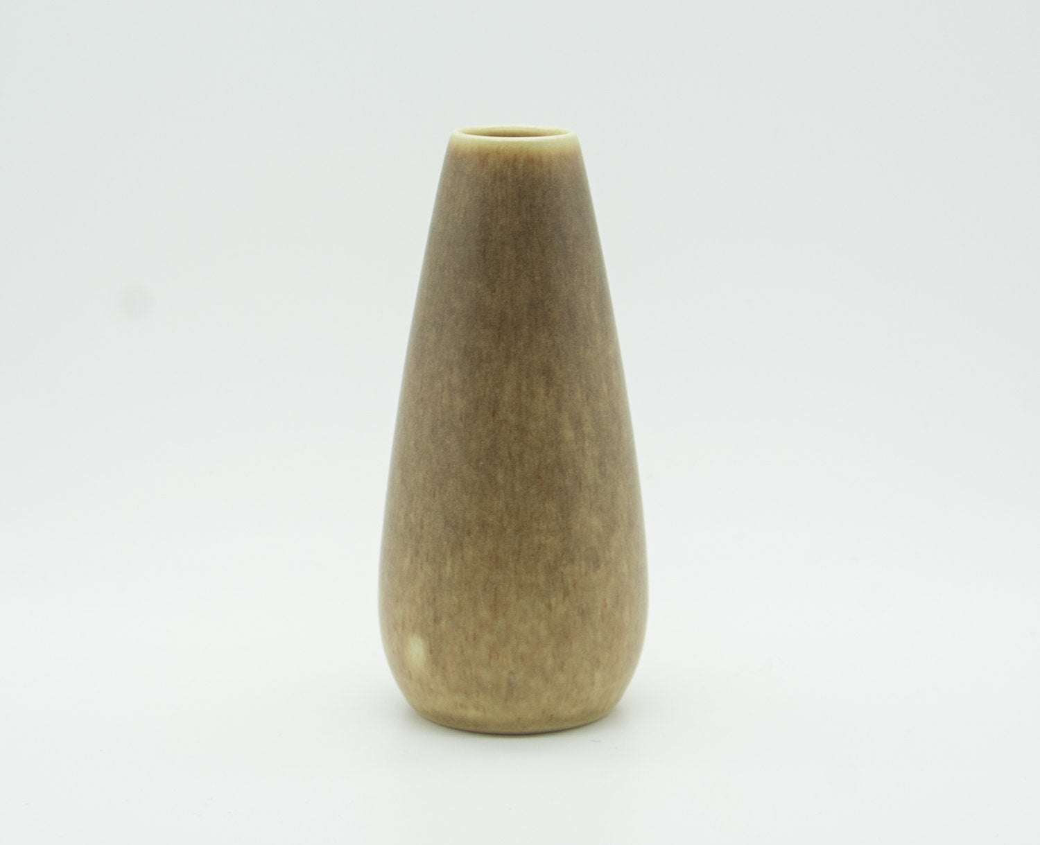 PER LINNEMANN SCHMIDT Palshus Caramel Brown Harefur Glazed Stoneware Vase Mollaris.com 