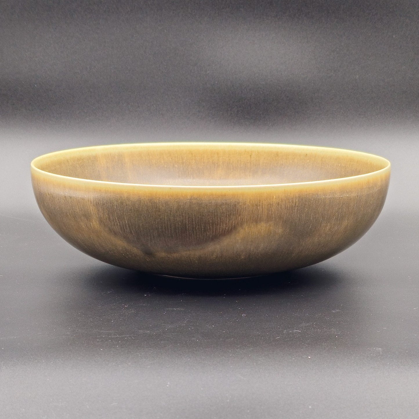 PER LINNEMANN SCHMIDT Palshus Unique Brown Harefur Glazed Stoneware Bowl Mollaris.com 