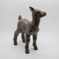 PETER HALD Brown Glazed Stoneware Fawn Sculpture Mollaris.com 