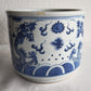 A CHINESE BLUE AND WHITE PORCELAIN 'DRAGONS' CENSER | LATE 19TH CENTURY