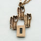 REINO SAASTAMOINEN Brutalist Bronze Unpolished Onyx Pendant Necklace Mollaris.com 