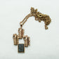 REINO SAASTAMOINEN Brutalist Bronze Unpolished Onyx Pendant Necklace Mollaris.com 