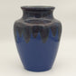 RICHARD MAX KRAUSE (R.M. Krause) Antique Dark Blue Purple Brown Glazed Ceramics Vase Mollaris.com 