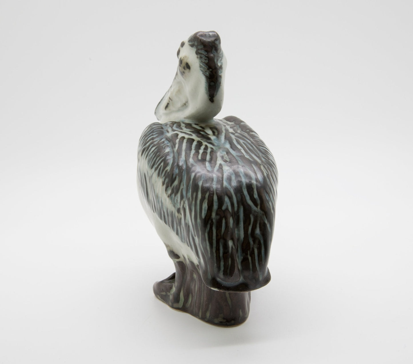 Royal Copenhagen JEANNE GRUT Stoneware PELICAN Figurine # 22296 Mollaris.com 