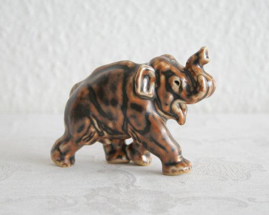 Royal Copenhagen KNUD KYHN Sung Glazed ELEPHANT Calf Stoneware Figurine # 20220 Mollaris.com 