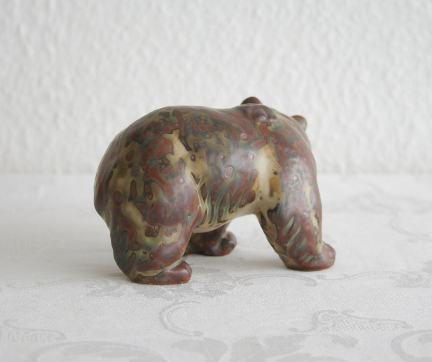 Royal Copenhagen KNUD KYHN Sung Glazed Stoneware Bear Figurine # 20179 Mollaris.com 