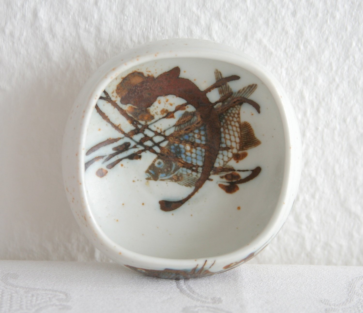 Royal Copenhagen NILS THORSSON DIANA Small Fish Porcelain Bowl Mollaris.com 