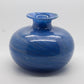 SIDSE WERNER Holmegaard TROLDGLAS Blue Marbled Crystal Glass Vase Mollaris.com 