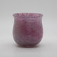 SIDSE WERNER Holmegaard TROLDGLAS Small Amethyst Marbled Crystal Glass Vase Mollaris.com 