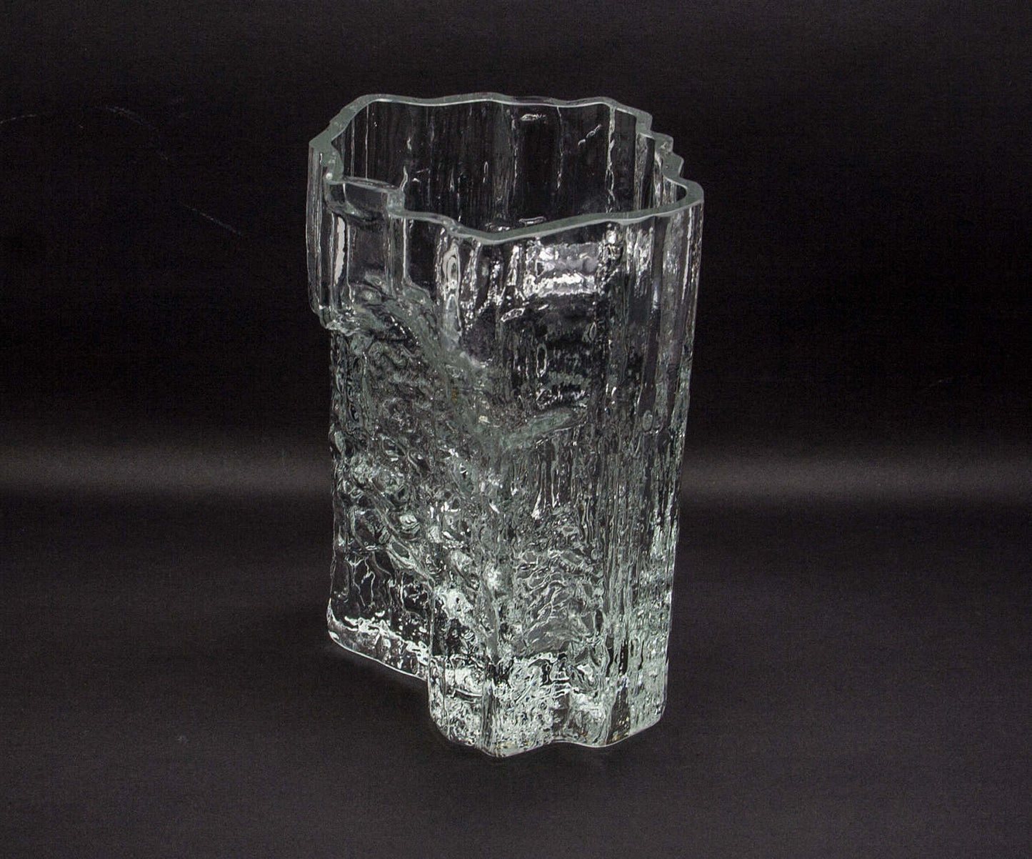 TAPIO WIRKKALA Iittala PINUS Crystal Glass Vase Mollaris.com 