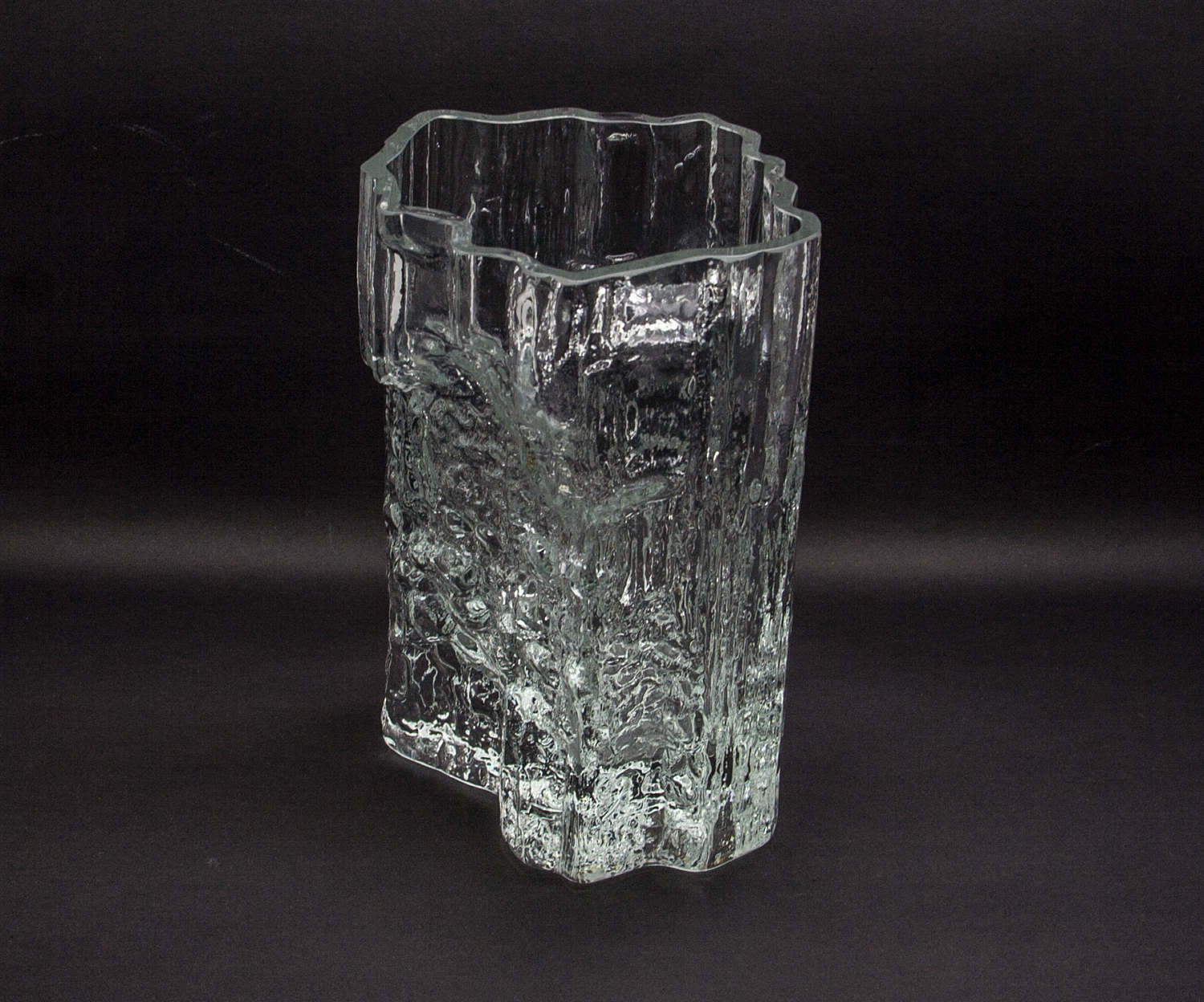 TAPIO WIRKKALA Iittala PINUS Crystal Glass Vase Mollaris.com 