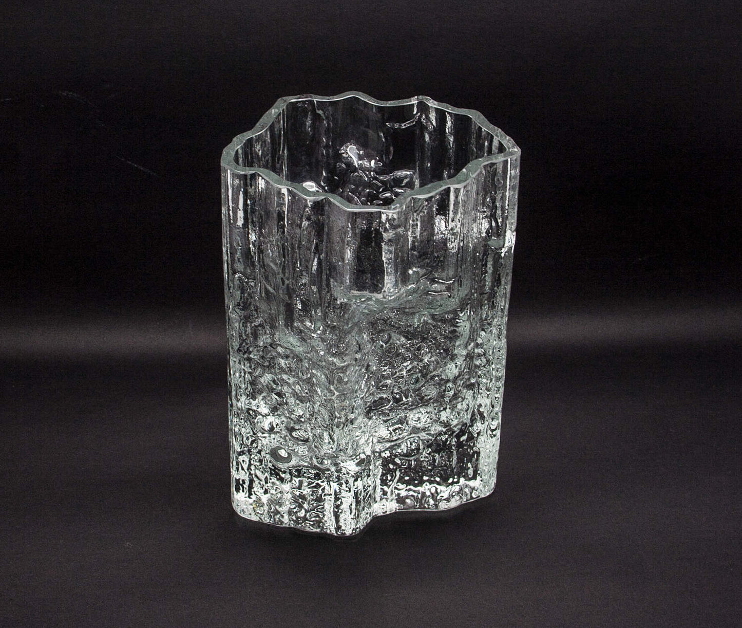 TAPIO WIRKKALA Iittala PINUS Crystal Glass Vase Mollaris.com 